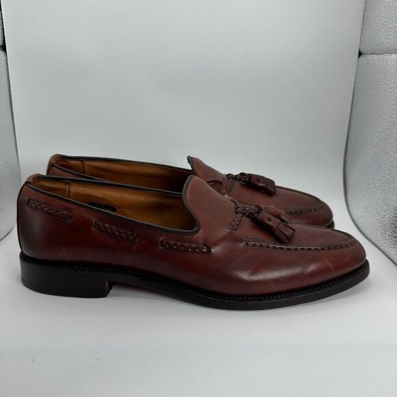 Allen Edmonds Dress Shoes‎ Mens Size 10 A Brown Brookwood Loafers Leather Oxford main image 4